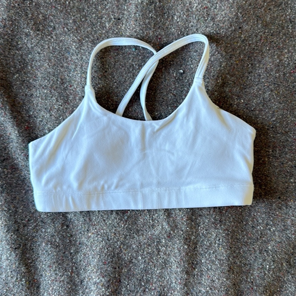 NWOT - Athleta White Bralette Size L